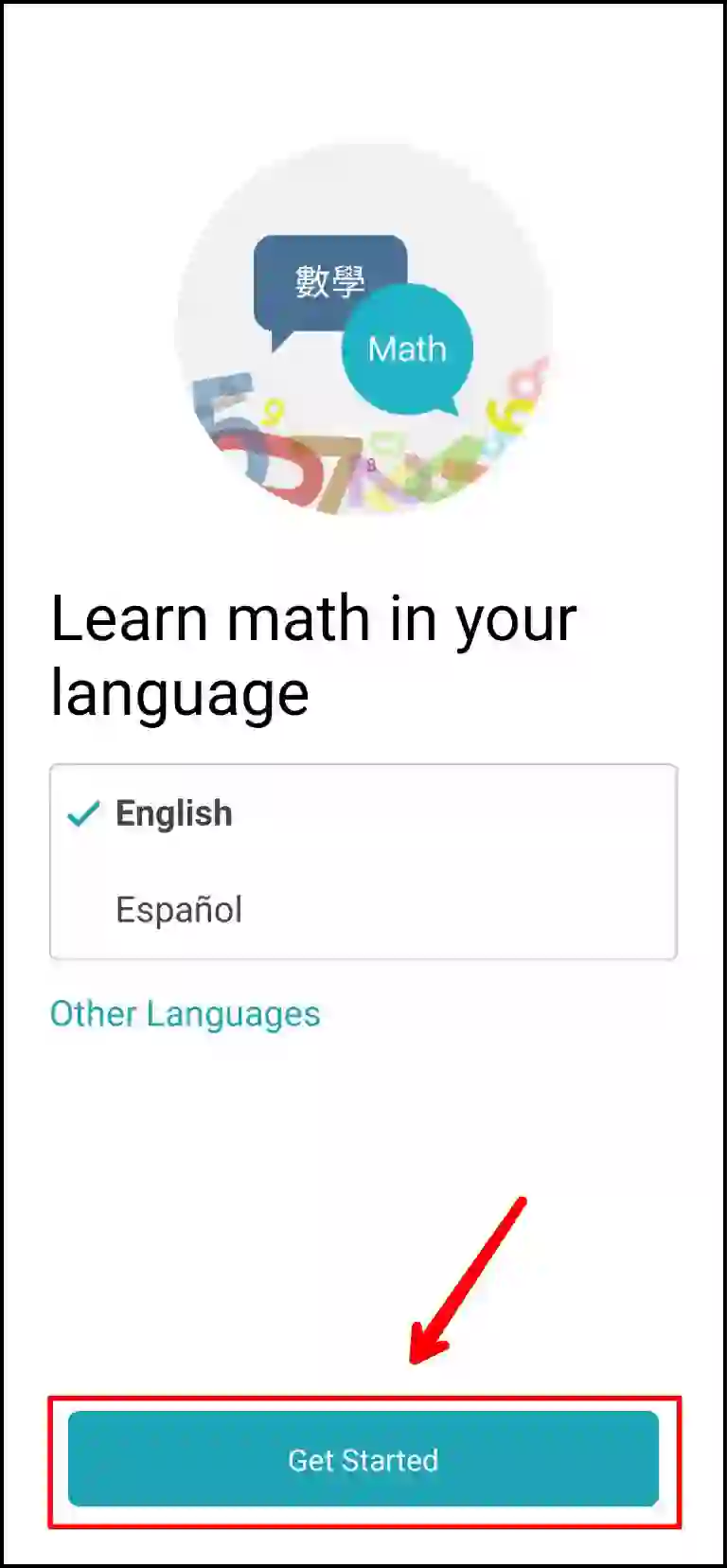 Microsoft Math Select Language